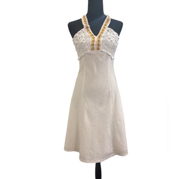 Only Dresses & Skirts - Only Unique Women’s Crochet Halter Dress